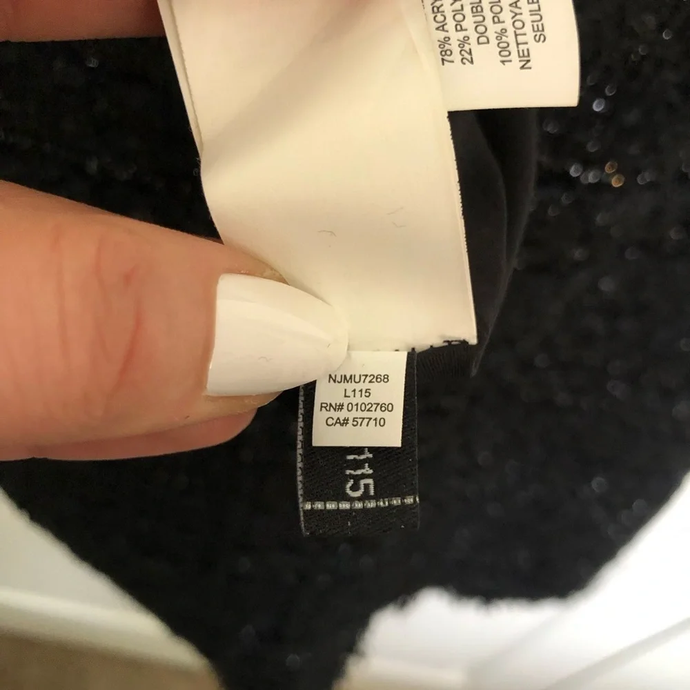 Kate Spade Black Shimmer Tweed Dress Size 8